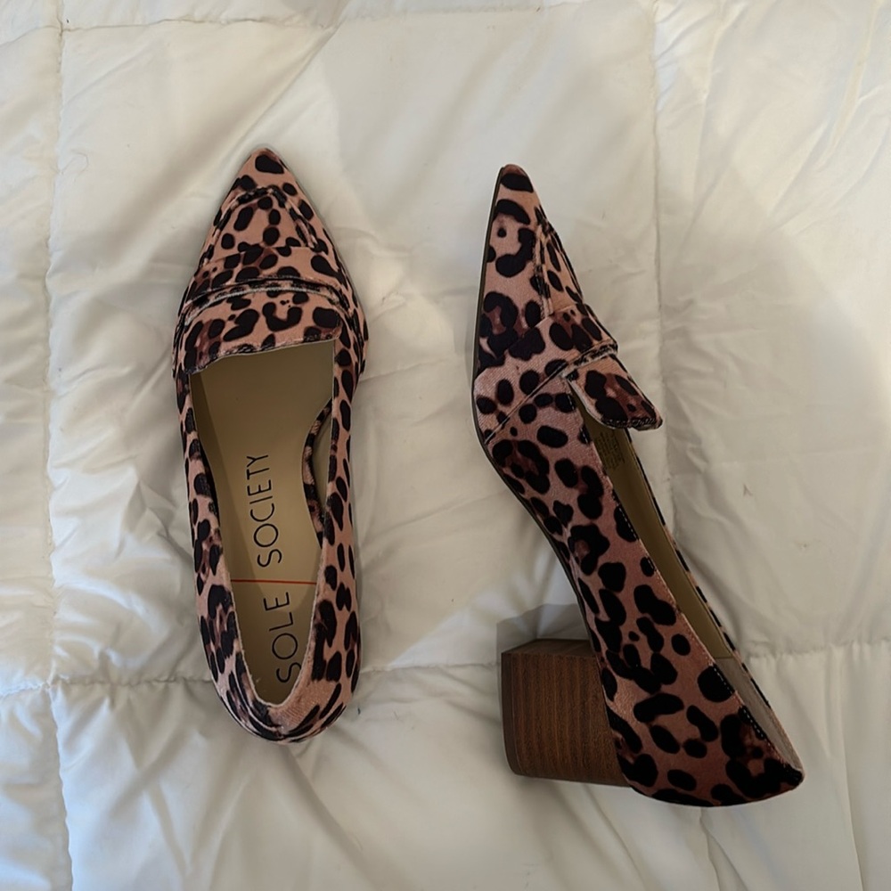Cheetah print heels